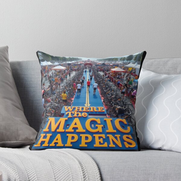 Item preview, Transition Zone - Where the Magic Happens | Triathlon Enthusiasts designed and sold by Triathlongram.