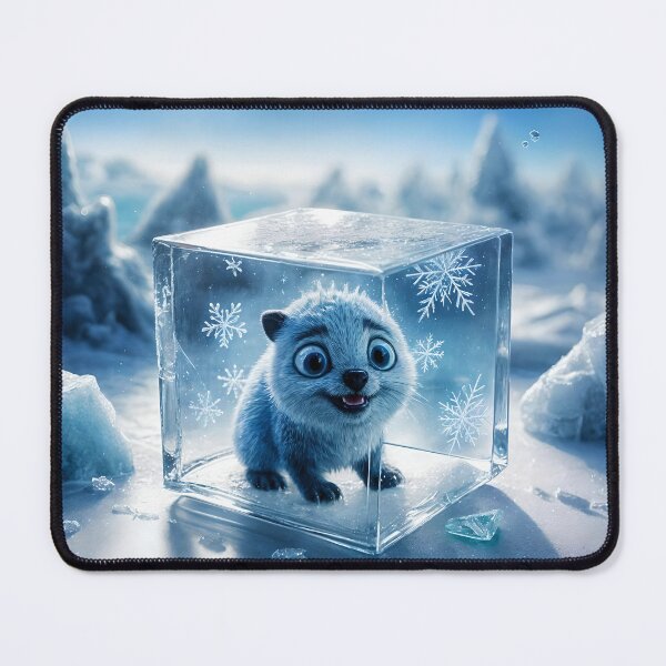 Item preview, Frozen Creature Trapped in Glass Cube designed and sold by koreatvtea.