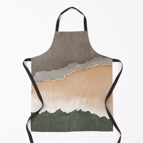 Item preview, Desert Sunset Abstract Watercolor Painting - Pine, Rust, Earth designed and sold by Irene Estelle.