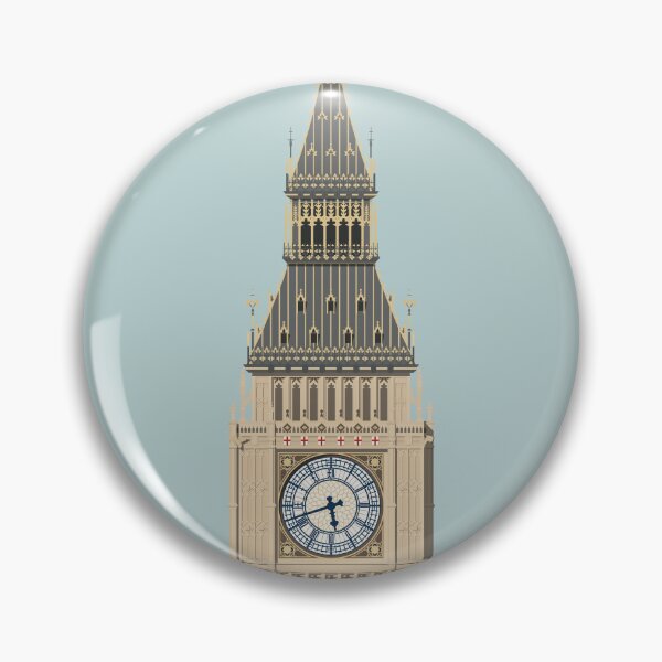 Item preview, London Travel Illustration Big Ben designed and sold by archetype prints.