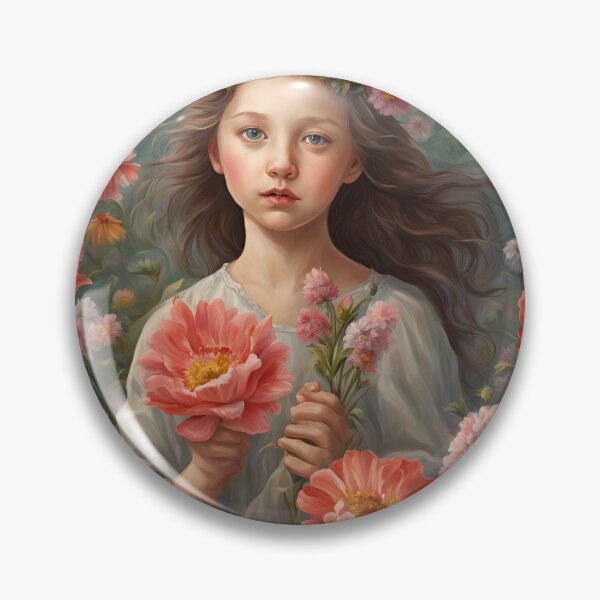 Item preview, Girl  Lover Flowers designed and sold by MTM-Storee.