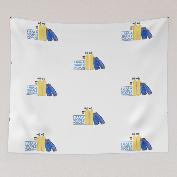 Item preview, I’m a simple woman, coffee and scuba diving, all profit supports ocean conservation  designed and sold by seekingclarity.