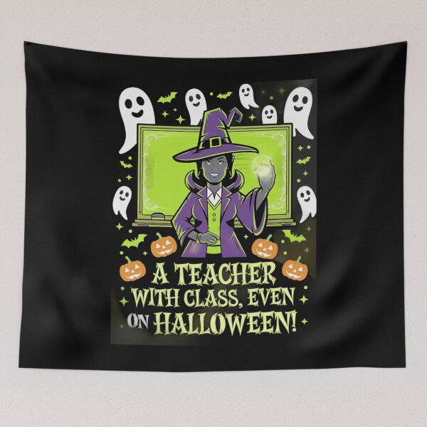 Item preview, Teacher with class, even on Haloween designed and sold by Krystian9809.