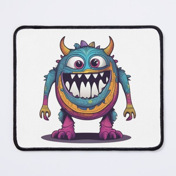 Item preview, Happy and colorful monster designed and sold by MoshisooPrint.