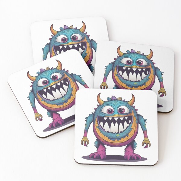 Item preview, Happy and colorful monster designed and sold by MoshisooPrint.
