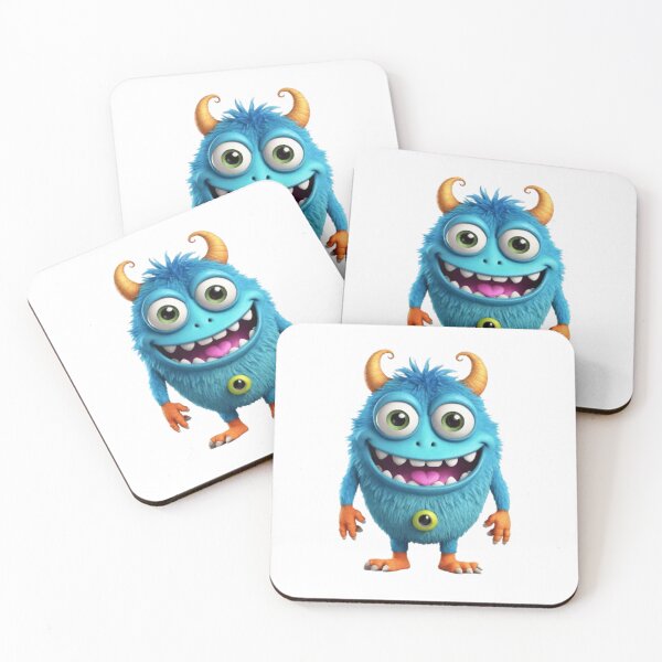 Item preview, Happy and colorful monster designed and sold by MoshisooPrint.