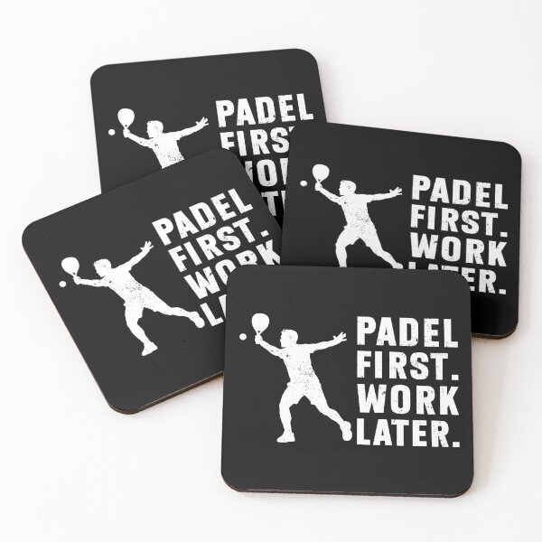 Item preview, Padel First Work Later designed and sold by MO DESIGNS.