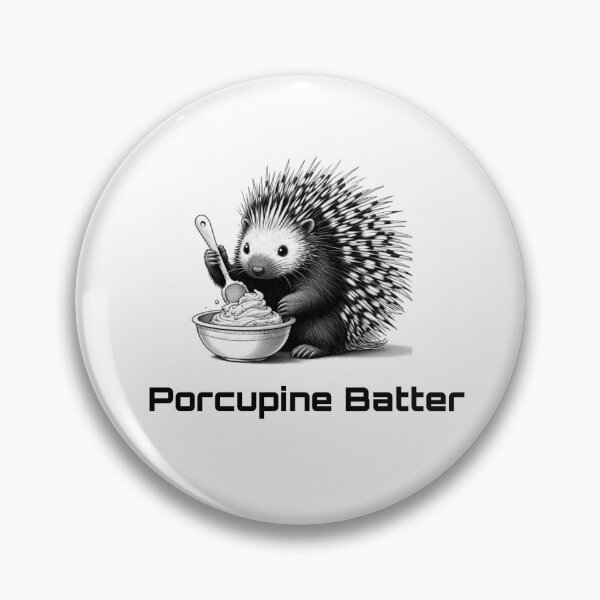 Item preview, Porcupine Batter  designed and sold by Wicca and mythical creatures .