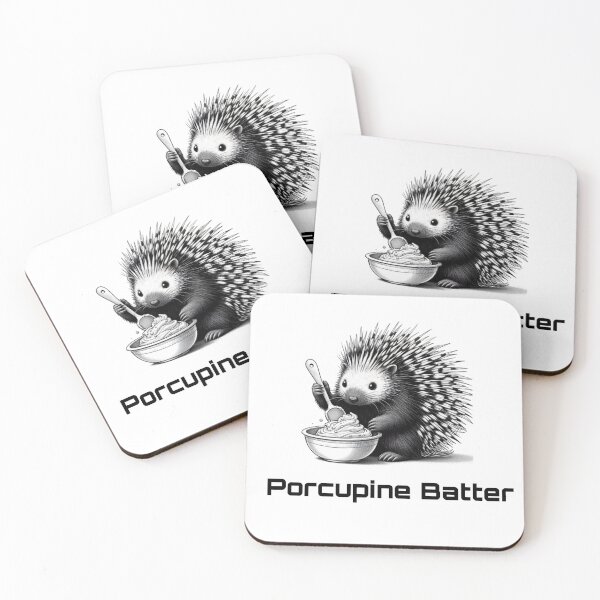 Item preview, Porcupine Batter  designed and sold by Wicca and mythical creatures .