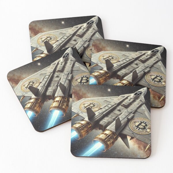Item preview, Bitcoin to the Stars! designed and sold by DreamsofPeace.