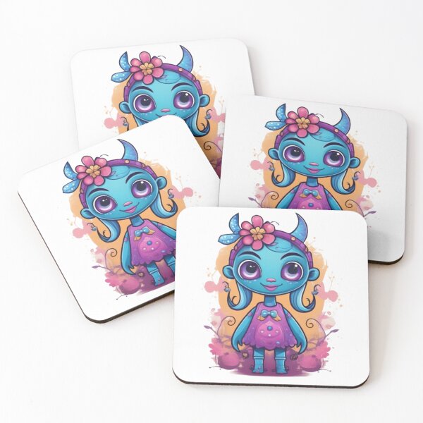 Item preview, Happy and colorful monster designed and sold by MoshisooPrint.