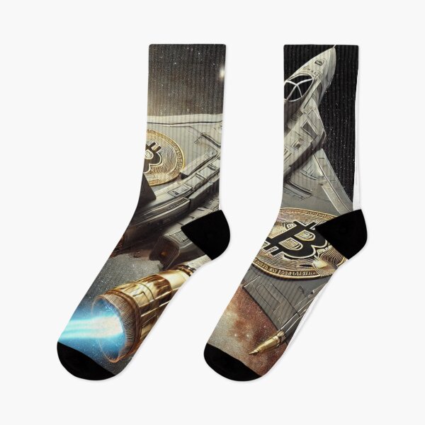 Item preview, Bitcoin to the Stars! designed and sold by DreamsofPeace.