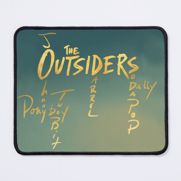 Item preview, The Outsiders Names and Logo designed and sold by bookofmarv.