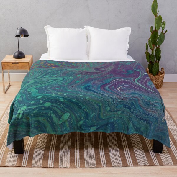Item preview, Oceans Away 1 Free Form Blue Green Abstract designed and sold by Doug Siegel.