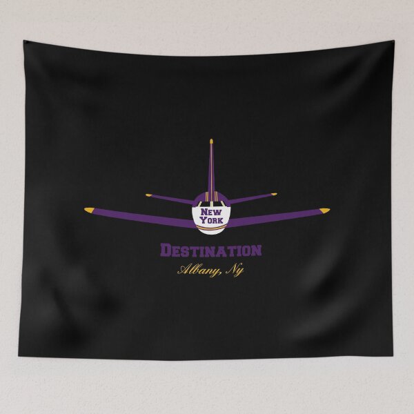 Item preview, Destination Albany New York NY Airplane Airport Logo  designed and sold by Lartheviking.