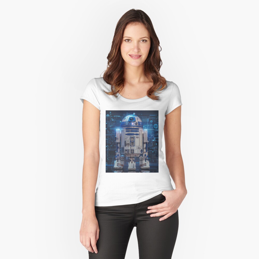 Item preview, Fitted Scoop T-Shirt designed and sold by SavinMercantile.