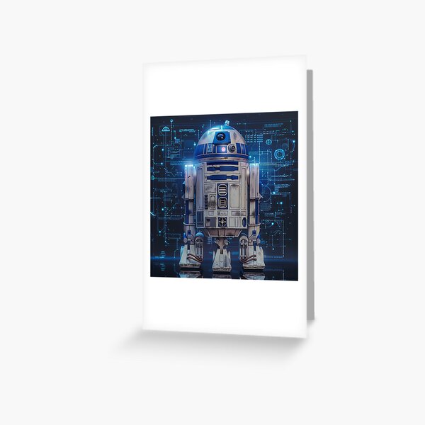 Aperçu de l'œuvre Fan art du droïde R2-D2 de Star Wars créée et vendue par SavinMercantile.