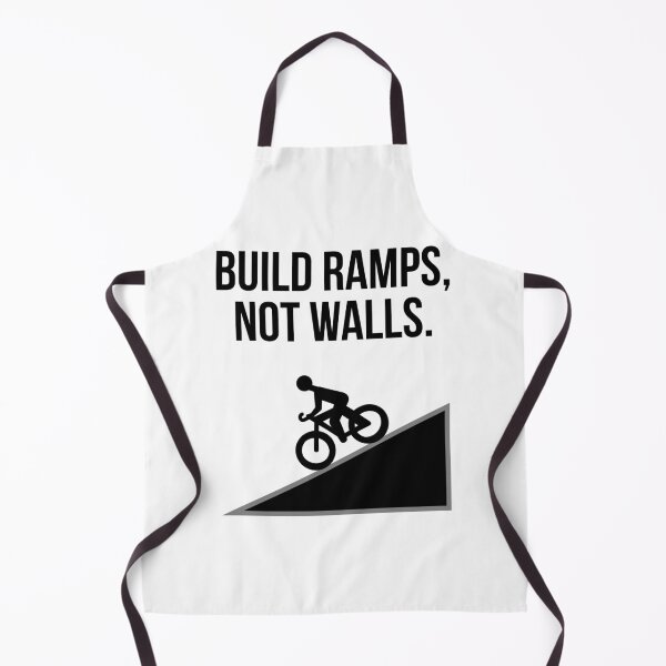 Item preview, Build ramps not walls bike stunt design designed and sold by Rachel the Artist .