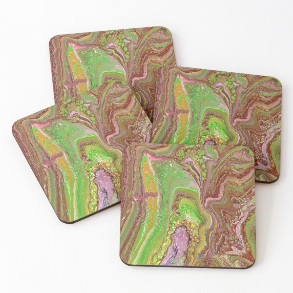 Item preview, Questions 2 Wild Green Red Free Form Abstract designed and sold by Doug  Siegel.