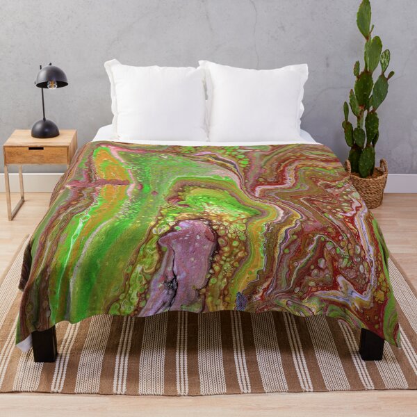 Item preview, Questions 2 Wild Green Red Free Form Abstract designed and sold by Doug Siegel.