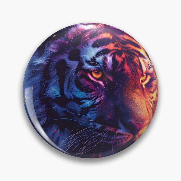 Item preview, Vibrant Artistic Tiger Murale designed and sold by PCGDrawing.