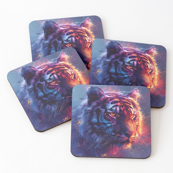 Item preview, Vibrant Artistic Tiger Murale designed and sold by PCGDrawing.