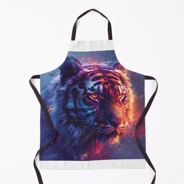 Item preview, Vibrant Artistic Tiger Murale designed and sold by PCGDrawing.