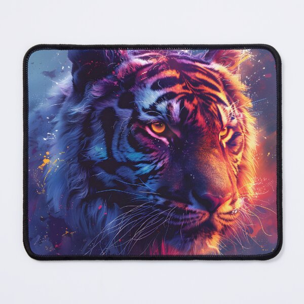 Item preview, Vibrant Artistic Tiger Murale designed and sold by PCGDrawing.