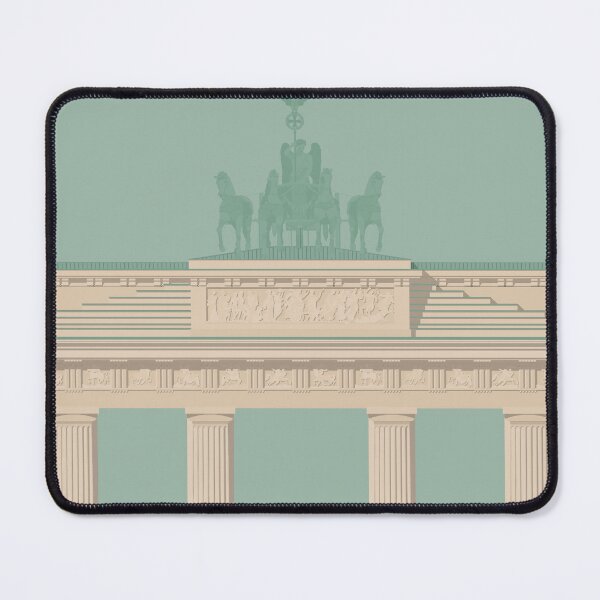Item preview, Berlin Travel Illustration Brandenburg Gate designed and sold by archetype prints.