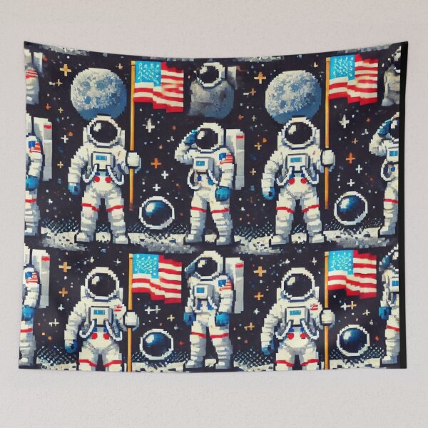 Item preview, space pattern designed and sold by TEEJAMBOREE.