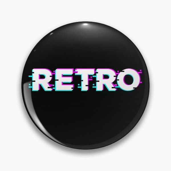 Item preview, Retro Glitch Effect Typography Design - Vibrant Vintage Style designed and sold by TOA Timeless Original Apparel.