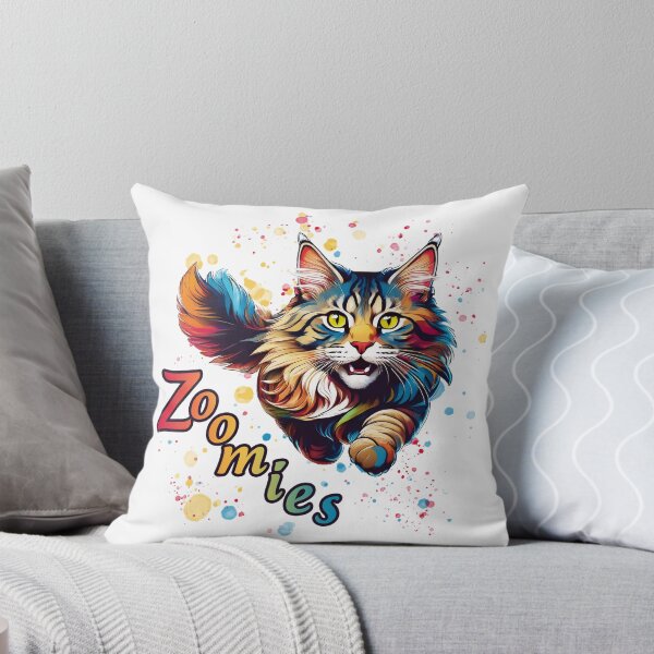 Item preview, Maine Coon Cat has the Zoomies designed and sold by Kspirit Designs.