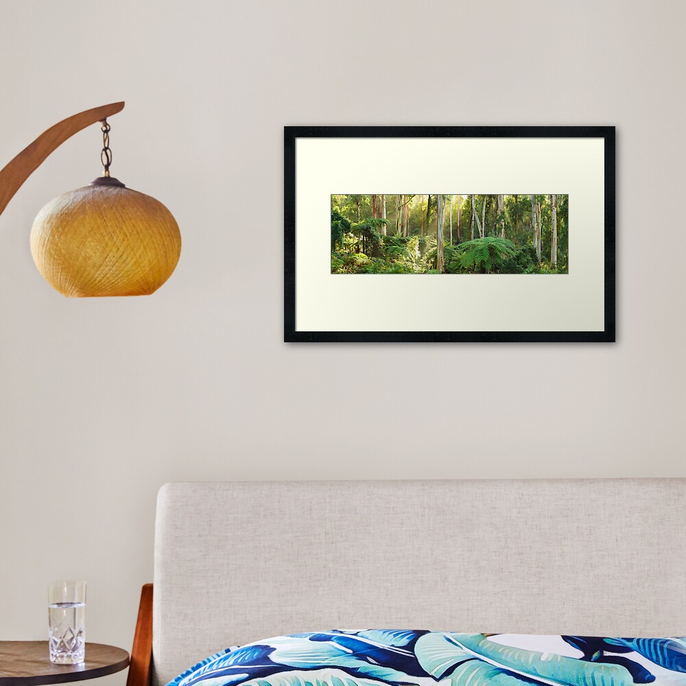 Dawn Lights The Dandenongs, Australia Framed Art Print
