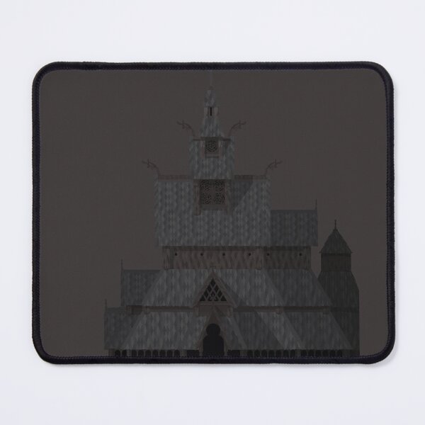 Item preview, Borgund, Norway Travel Illustration designed and sold by archetype prints.