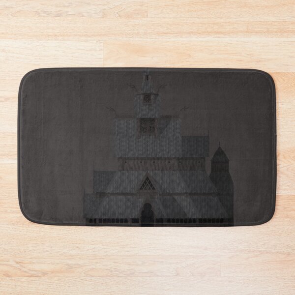 Item preview, Borgund, Norway Travel Illustration designed and sold by archetype prints.