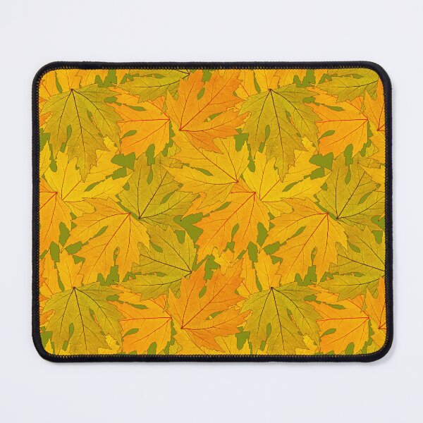 Item preview, Golden Autumn Leaves - Leaf Pattern designed and sold by LaRoach Digital Arts.