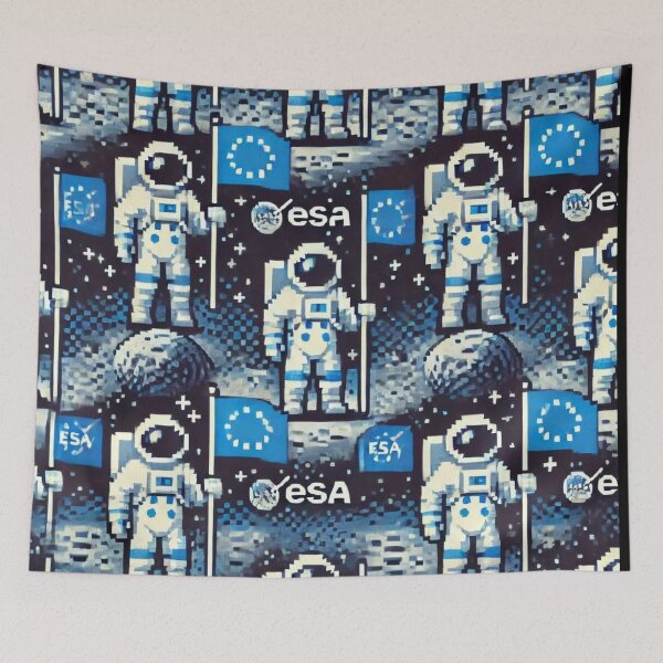 Item preview, space pattern designed and sold by TEEJAMBOREE.