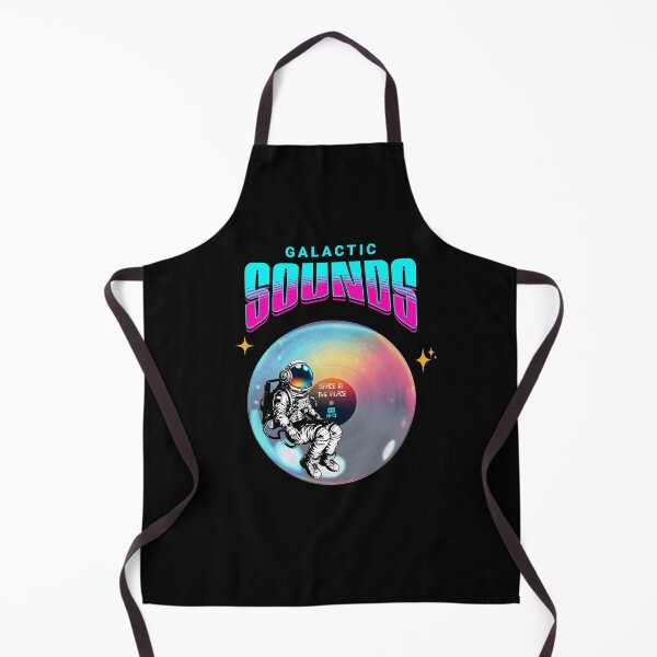 Item preview, Galactic Sounds - colourful astronaut fwearing headphones floating over a vinyl record designed and sold by geetarv.