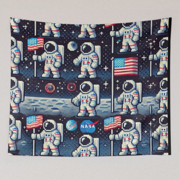 Item preview, space pattern designed and sold by TEEJAMBOREE.