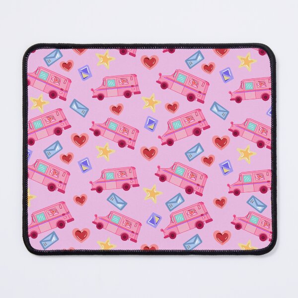 Item preview, Pink Mail Truck LLV Print designed and sold by Sparkleweather.