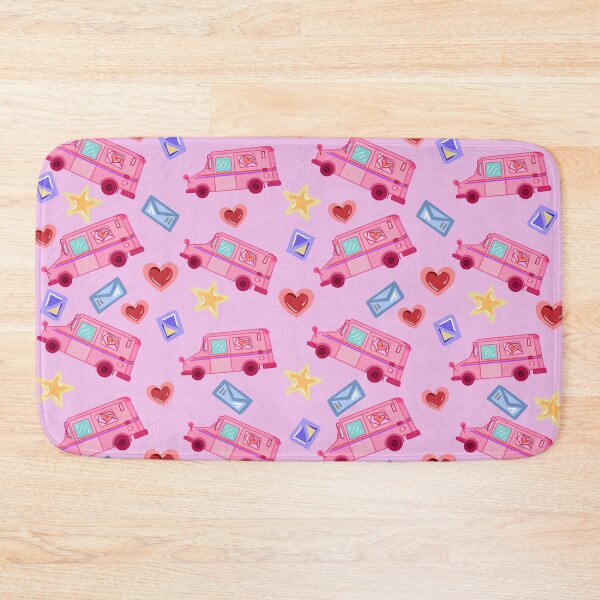 Item preview, Pink Mail Truck LLV Print designed and sold by Sparkleweather.