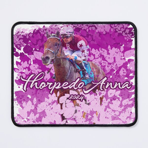 Item preview, Thorpedo Anna 2024 horse racing design designed and sold by Ginny Luttrell.