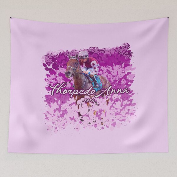 Item preview, Thorpedo Anna 2024 horse racing design designed and sold by Ginny Luttrell.