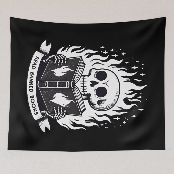 Item preview, Read Banned Books Monochromatic designed and sold by TomFrontierArt.