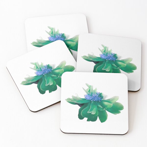Item preview, Everlasting Green and Blue Flower Power designed and sold by Everlasting Abstract Art.