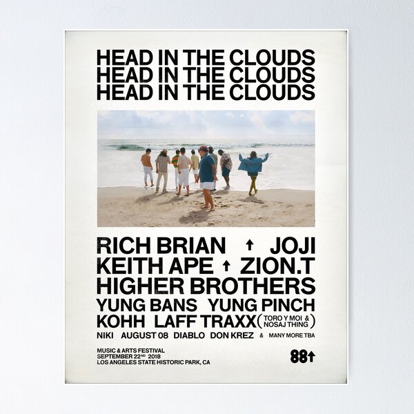 Head In The Clouds Posters for Sale