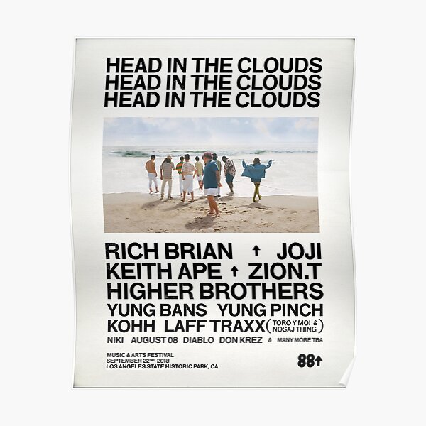 Head in the clouds 88 Rising Poster