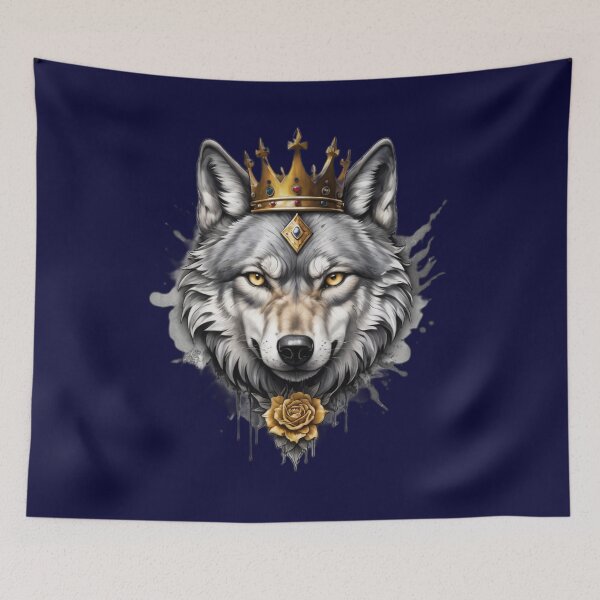 Item preview, T-shirt design of  wild wolf designed and sold by Farzad Parhizkar.