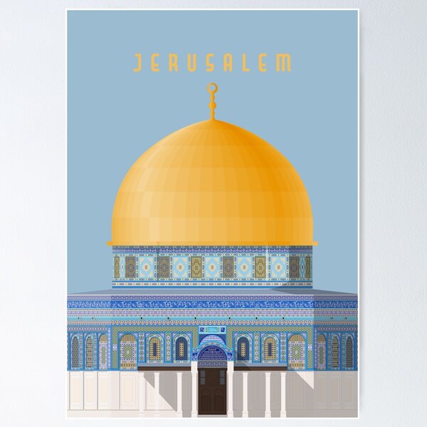 Item preview, Jerusalem Travel Illustration designed and sold by aio.