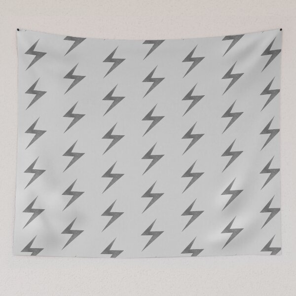 Item preview, Industrial Speckled Gray Lightning Bolt designed and sold by savdesigns623.